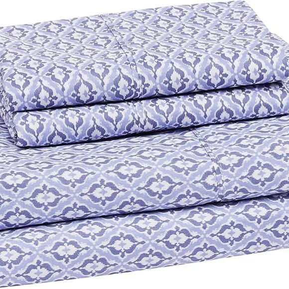 Lightweight Super Soft Easy Care Microfiber 4-Piece Bed Sheet Set/ALL Sizes - Picture 13 of 16